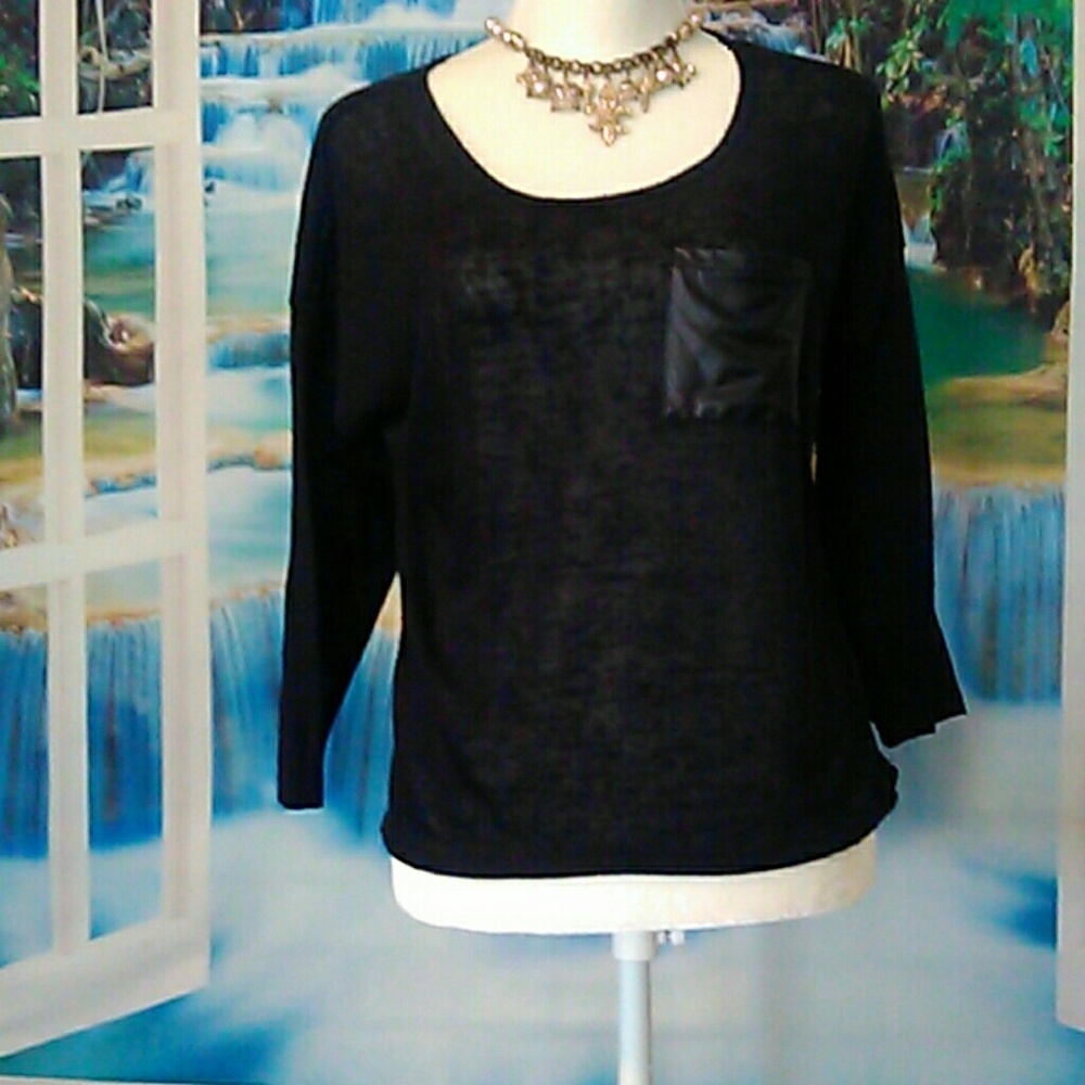 Size medium black light weight sweater